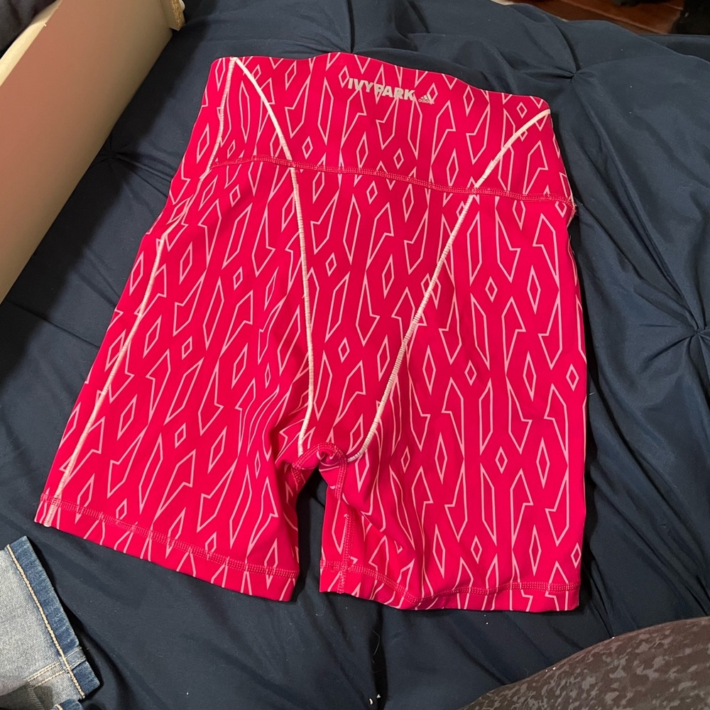 Adidas Blue Ivy Pink biker shorts